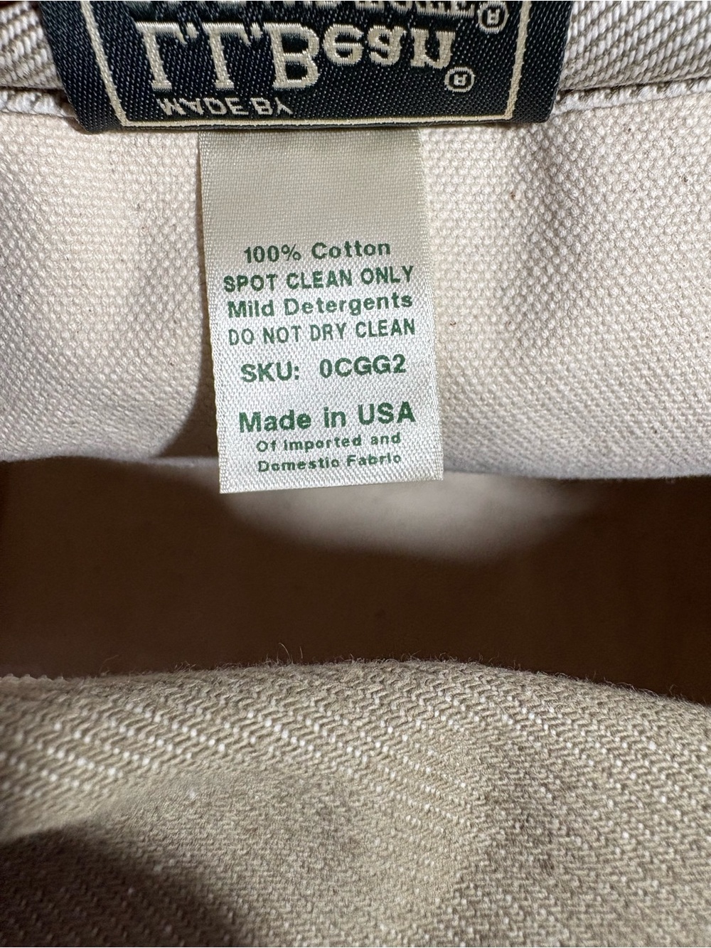 L.L. BEAN Vintage Gardening Boat and Tote Utility Canvas Large Bag - Picture 10 of 10
